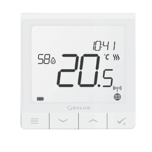 SALUS QUANTUM SQ610/SQ610RF - termostat s senzorjem vlažnosti